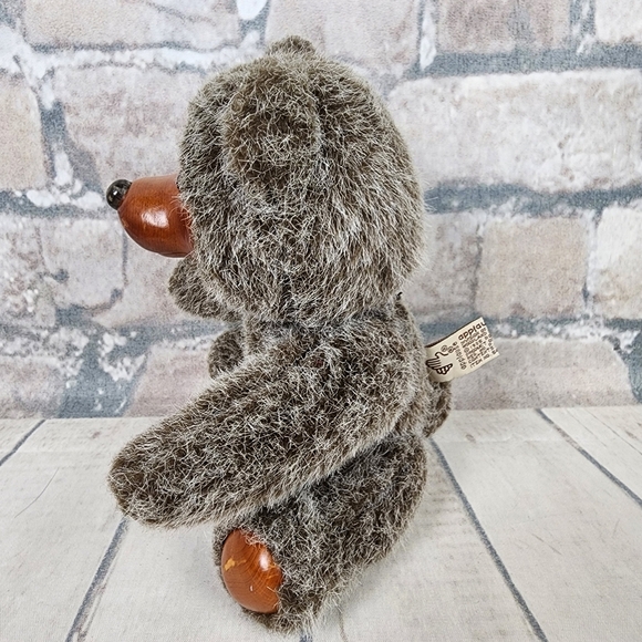 Vintage 1985 Applause Robert Raikes Christopher Bear Jointed Wooden Face 9"Tall - Picture 7 of 16